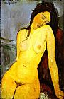 Amedeo Modigliani - the Seated Nude painting